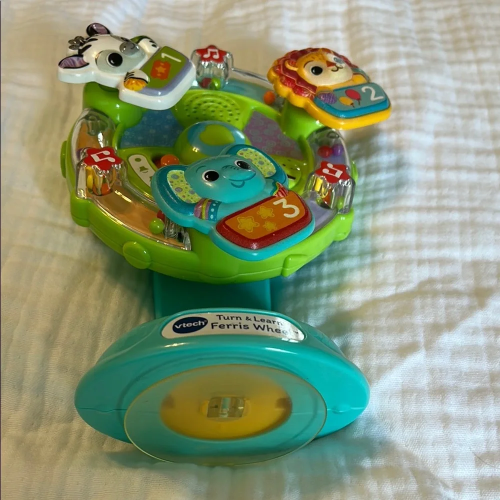 5 for 25$ Green and Blue Learning Ferris Wheel Toy